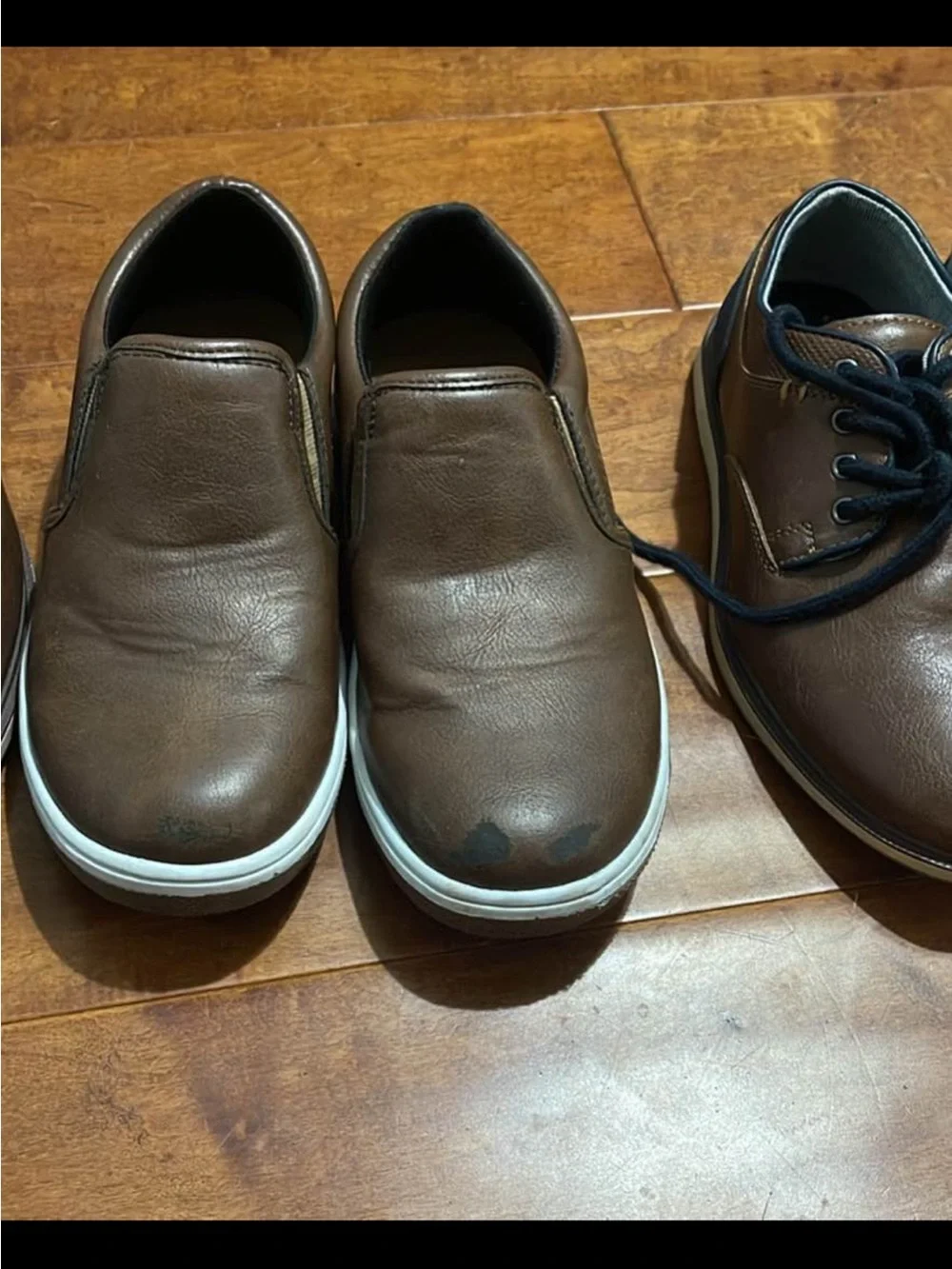 Sonoma Brown Slip-On and Lace-Up boys dress shoes